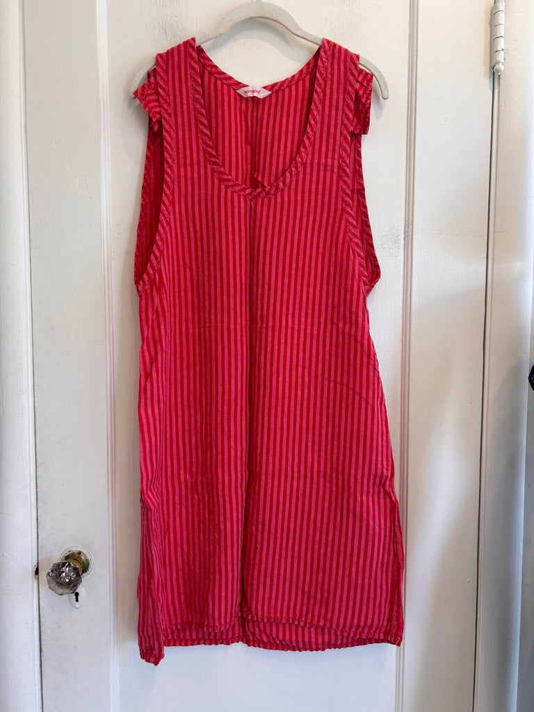 LOOP - Homespun Striped Dress , Sz ~S/M (#50)