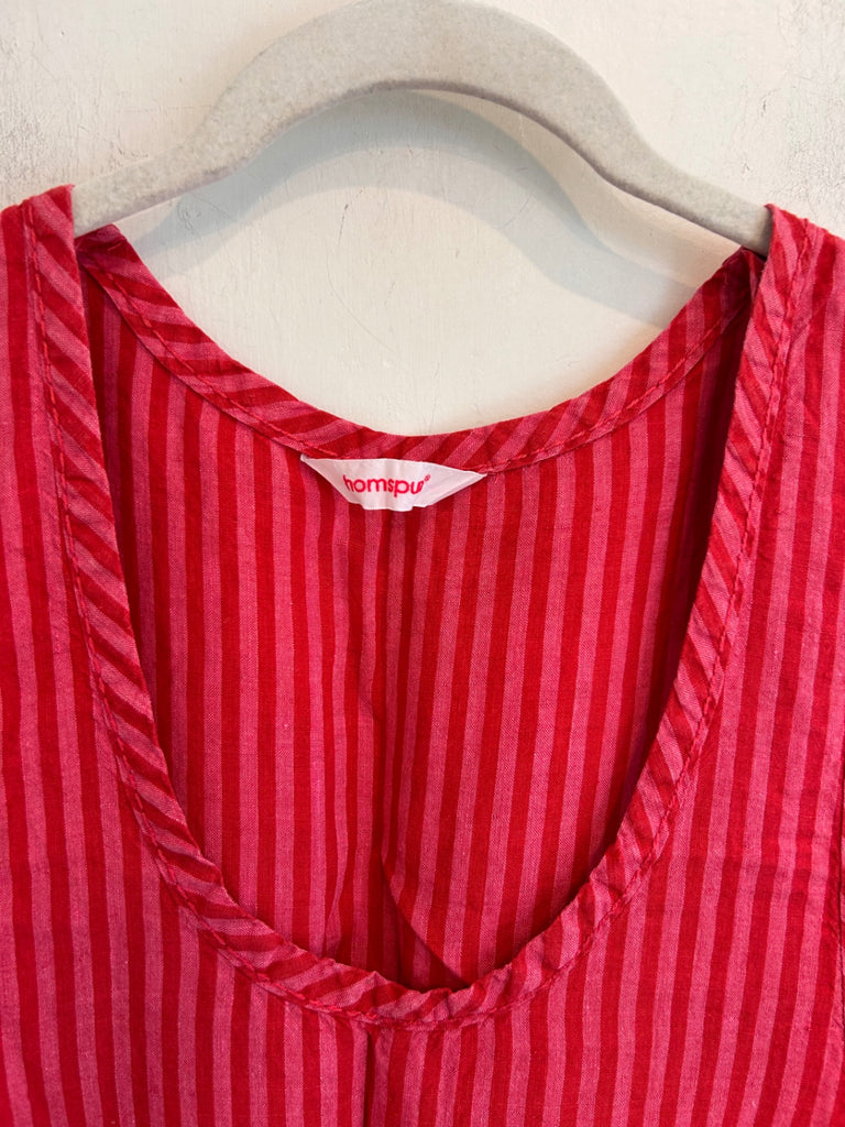 LOOP - Homespun Striped Dress , Sz ~S/M (#50)