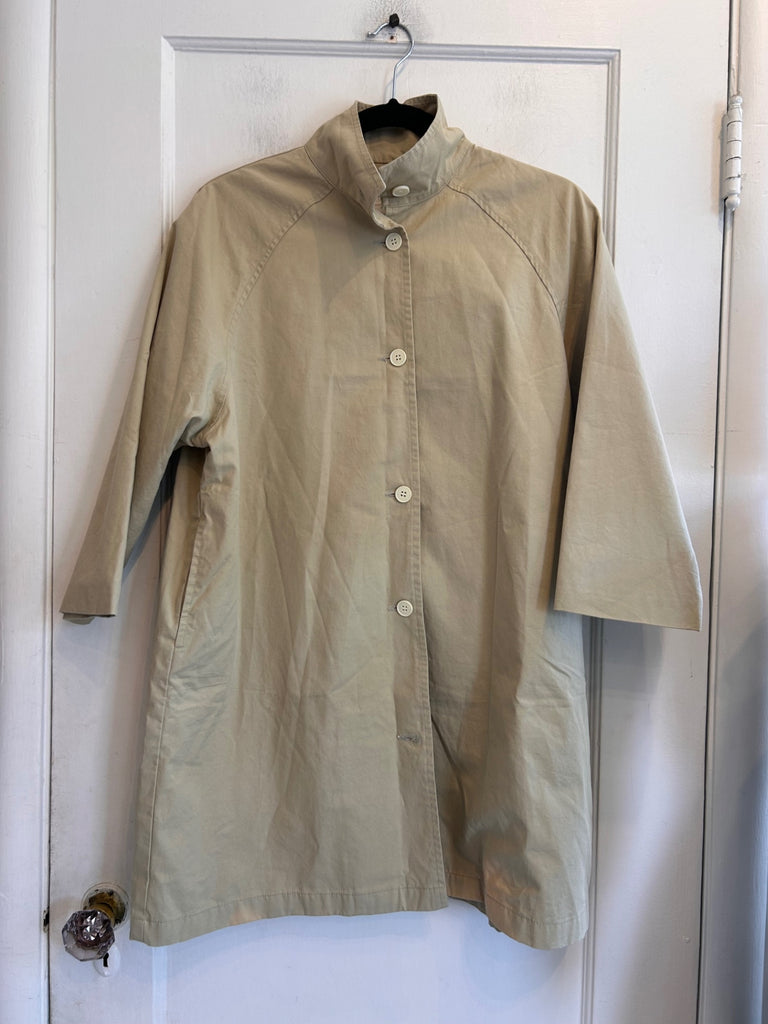 LOOP - Z’an Clover Trench Coat, Sz ~ S (#50)