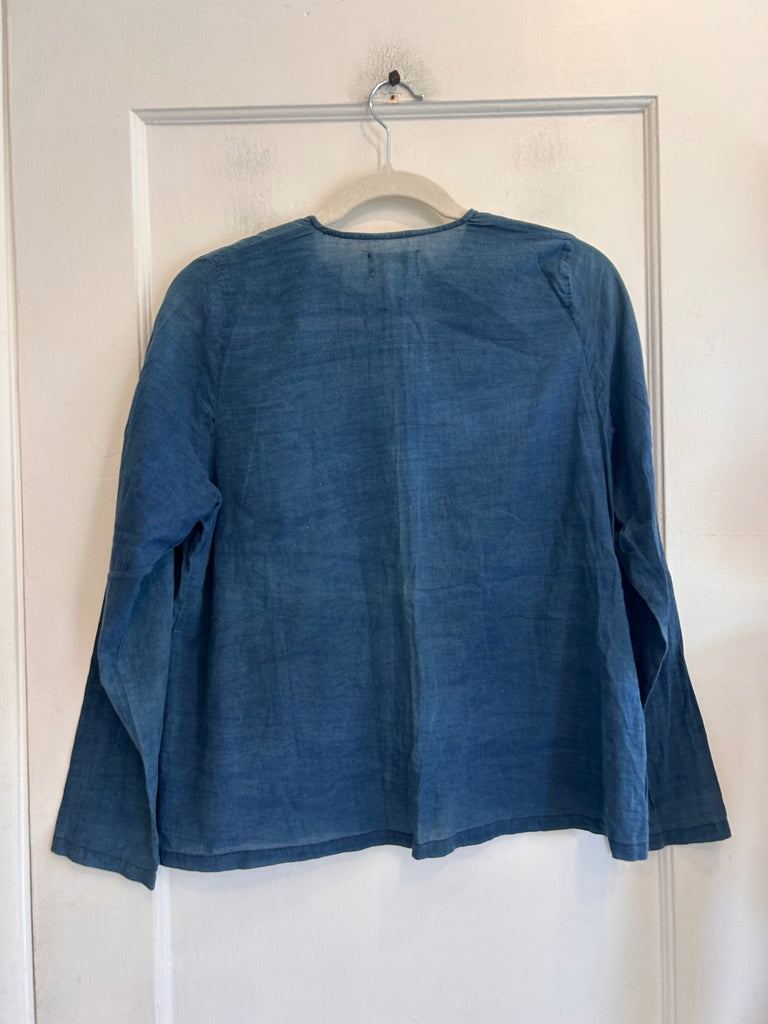 LOOP - Bohemiano by Granpie Blue Shirt, Sz M (#50)