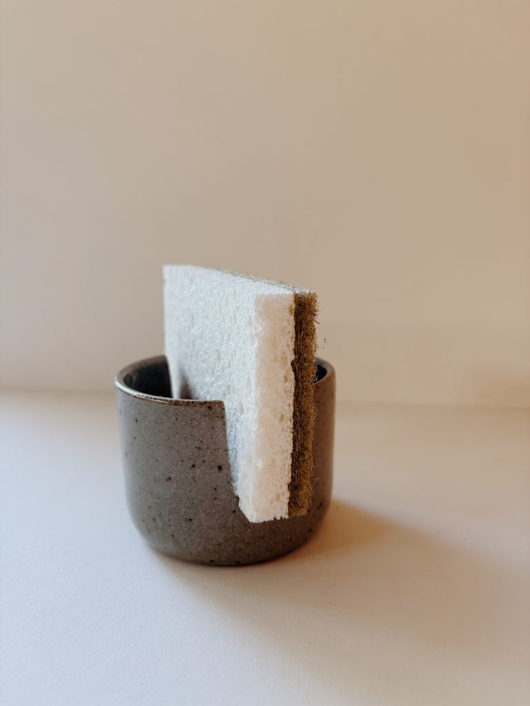 Coastline Ceramics Sponge Holder, Grey