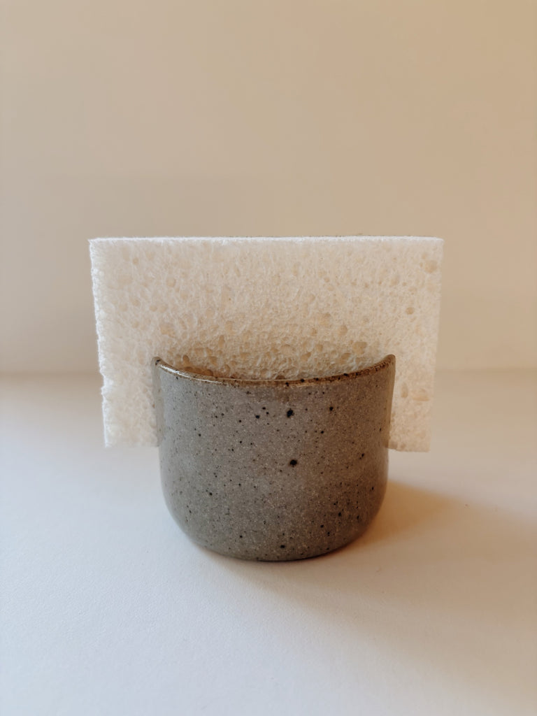 Coastline Ceramics Sponge Holder, Grey