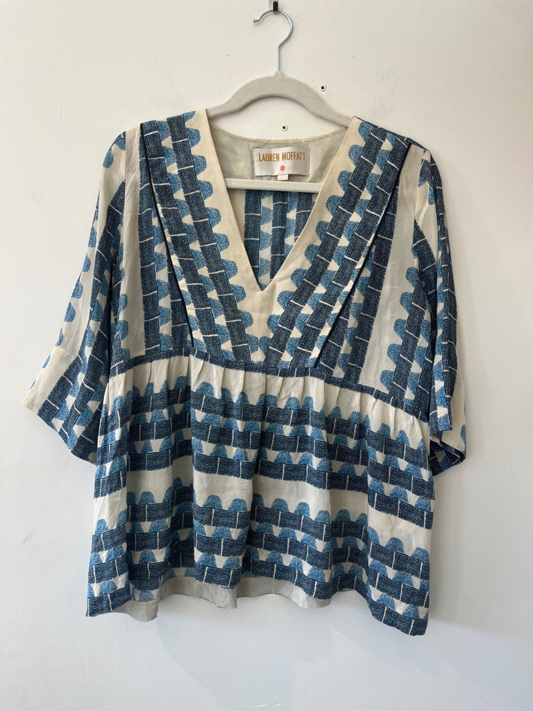 LOOP- Lauren Moffatt Top, Sz L (#19)