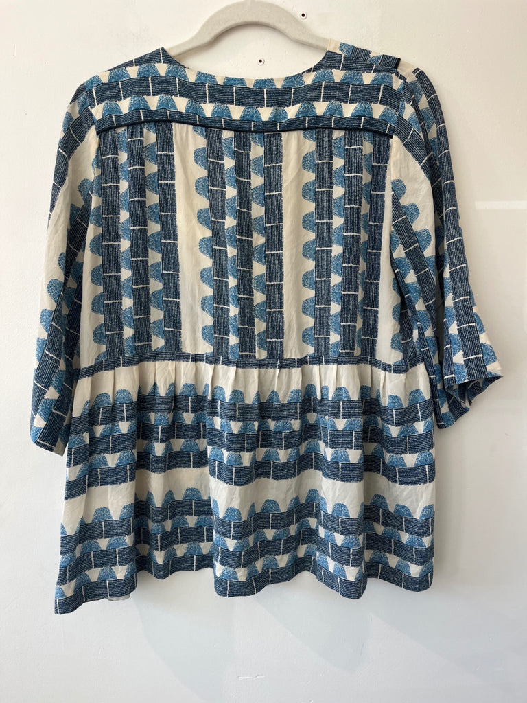 LOOP- Lauren Moffatt Top, Sz L (#19)