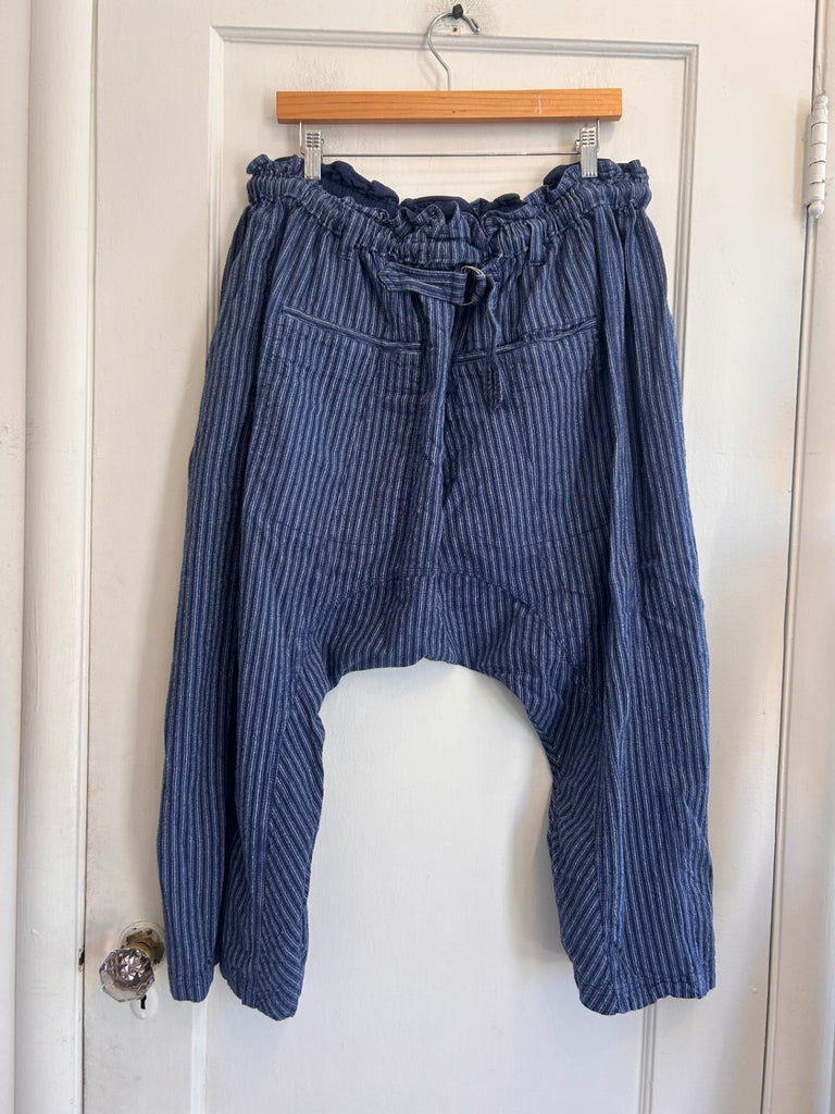 LOOP - Free People Striped Harem Pants, Sz M (#80)