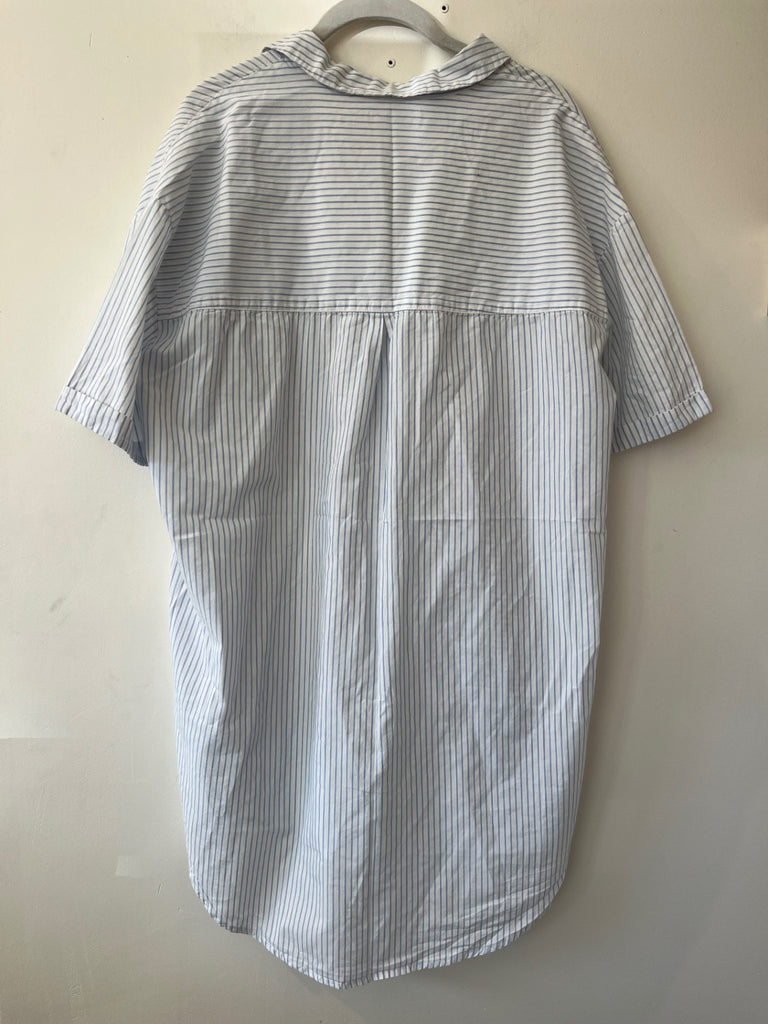 LOOP - Oak + FORT Striped Button-Down, Sz M (#19)