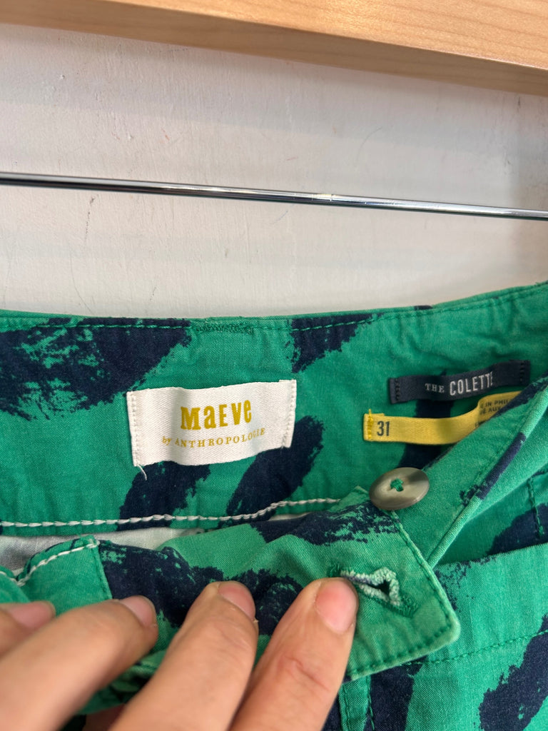 LOOP - Maeve Green Pants, Sz 31 (#80)