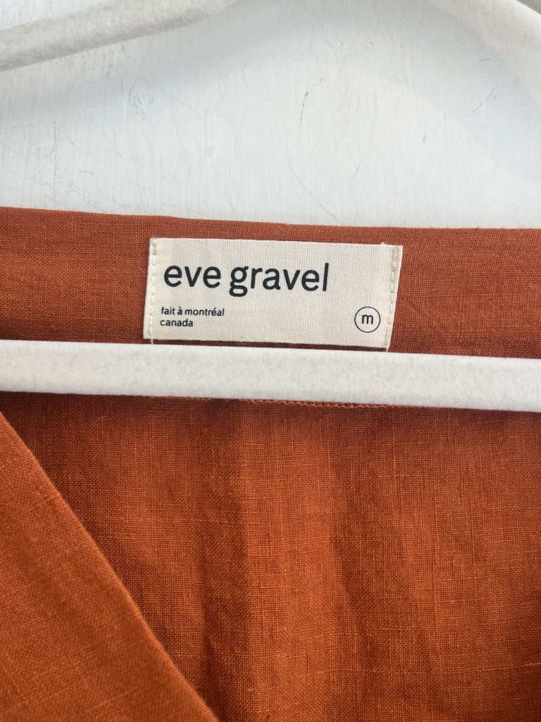 LOOP - Eve Gravel Linen Dress, Sz M (#19)