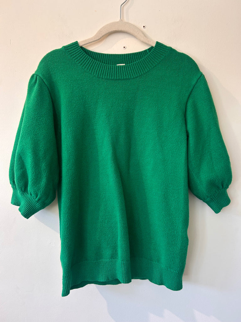 LOOP - Anthropologie Moth Green Sweater, Sz. L (#80)