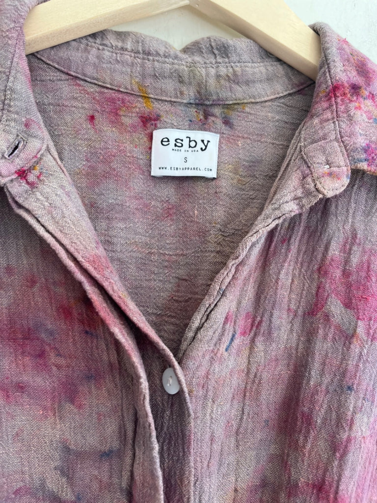 LOOP- Esby Garment-Dyed Linen Jumpsuit, Sz S (#19)