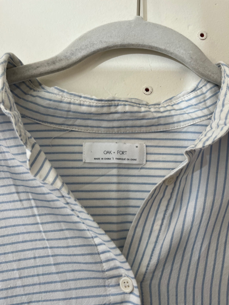 LOOP - Oak + FORT Striped Button-Down, Sz M (#19)