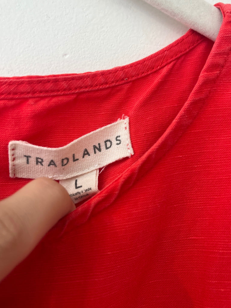 LOOP - Tradlands Linen Blend Dress, Sz. M (#19)