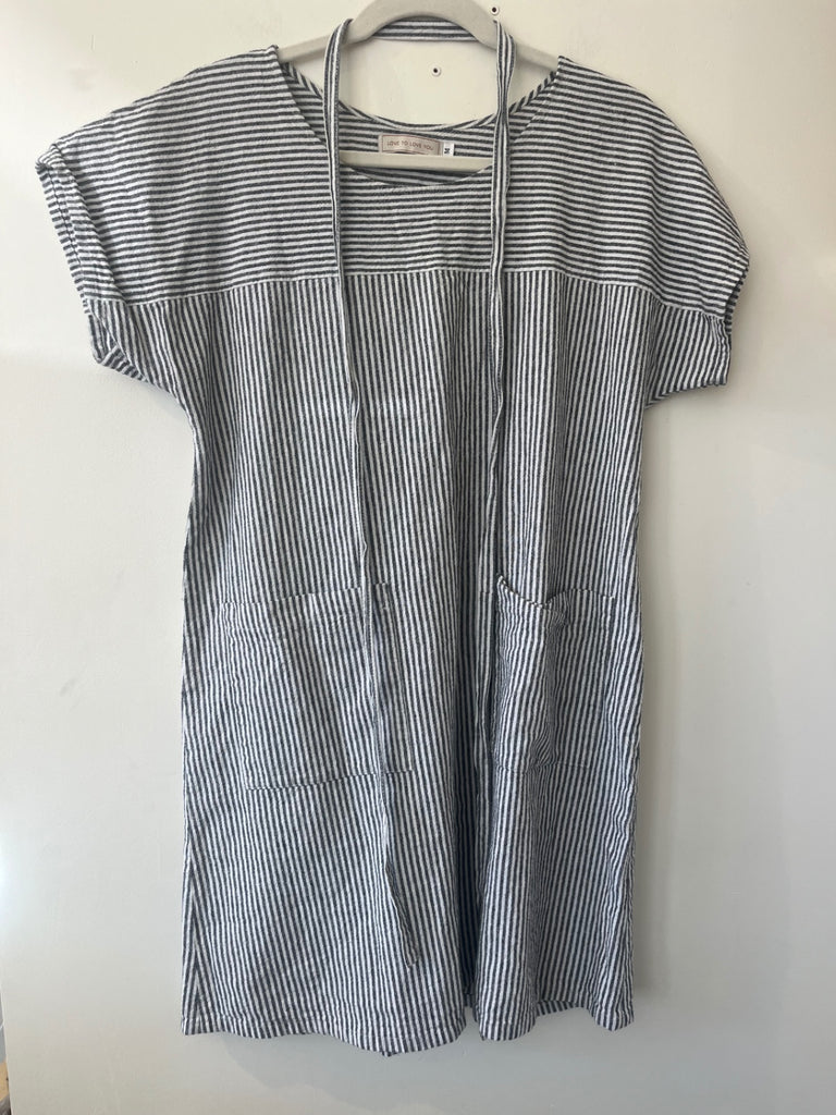 LOOP - Love to Love You Striped Dress, Sz. M (#19)