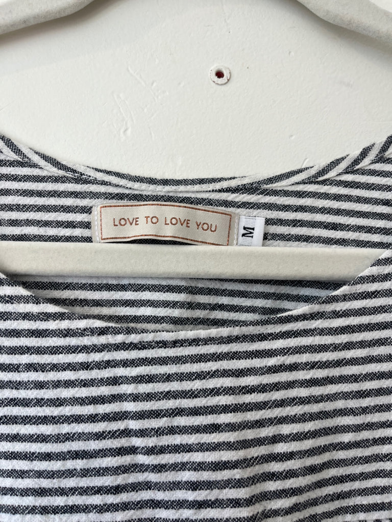 LOOP - Love to Love You Striped Dress, Sz. M (#19)