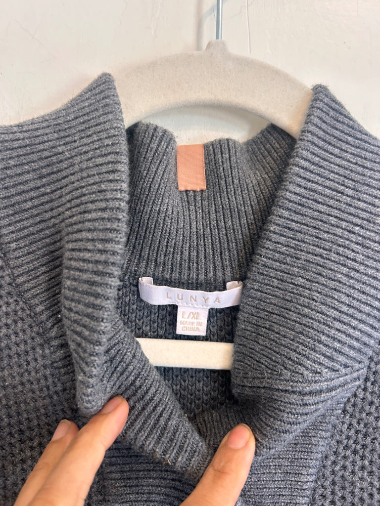 LOOP - Lunya Cottonsilk Pocket Henley, Sz. L/XL (#370)