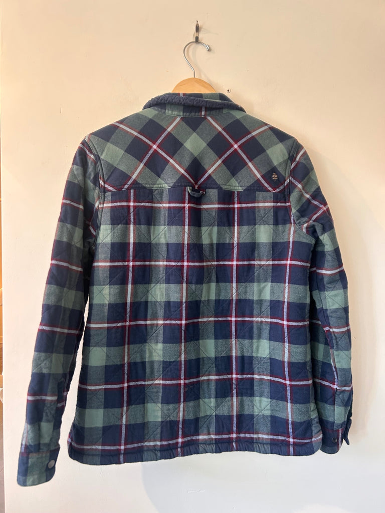 LOOP - Royal Robbins Plaid Lined Flannel Shirt Jacket, Sz S (#463)