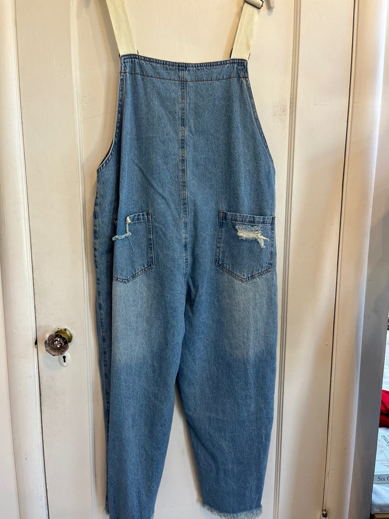 Denim Overalls, Sz S (#108)