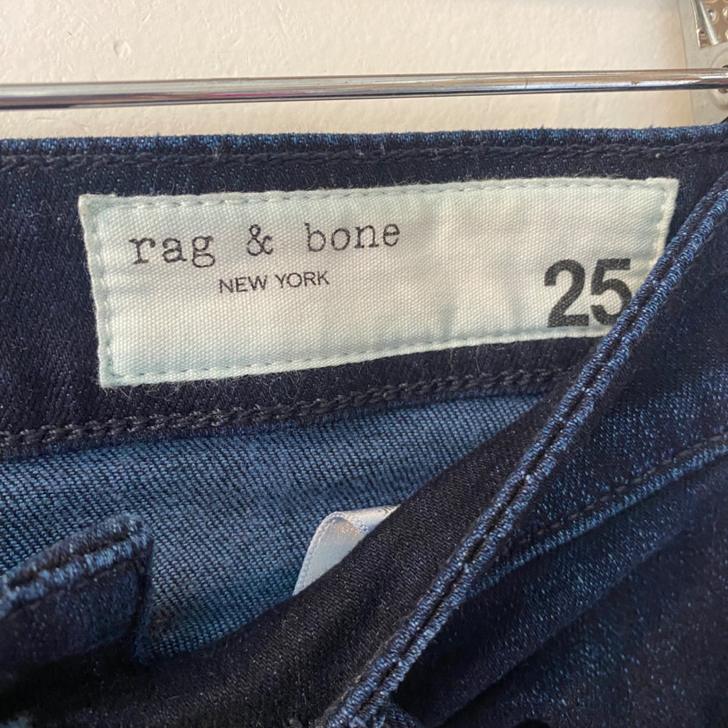 LOOP - Rag & Bone Nina High-Rise Ankle Flare Jeans, Sz 25 (#148)