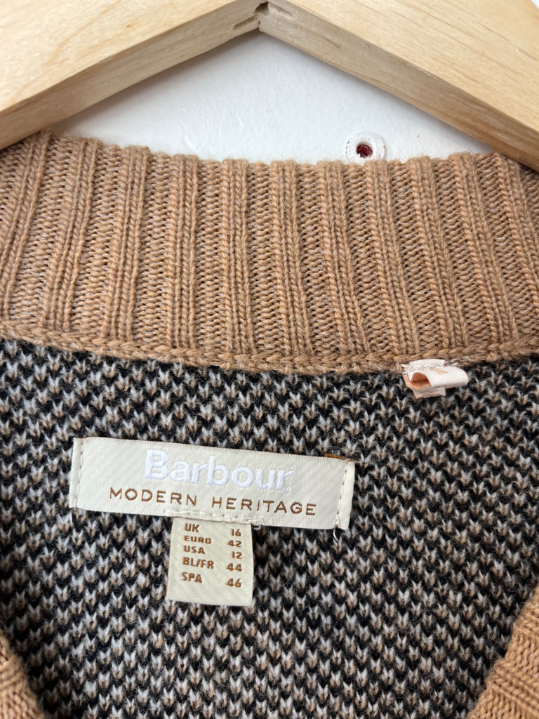 LOOP- Barbour Plaid Sweater, Sz 12 (#370)
