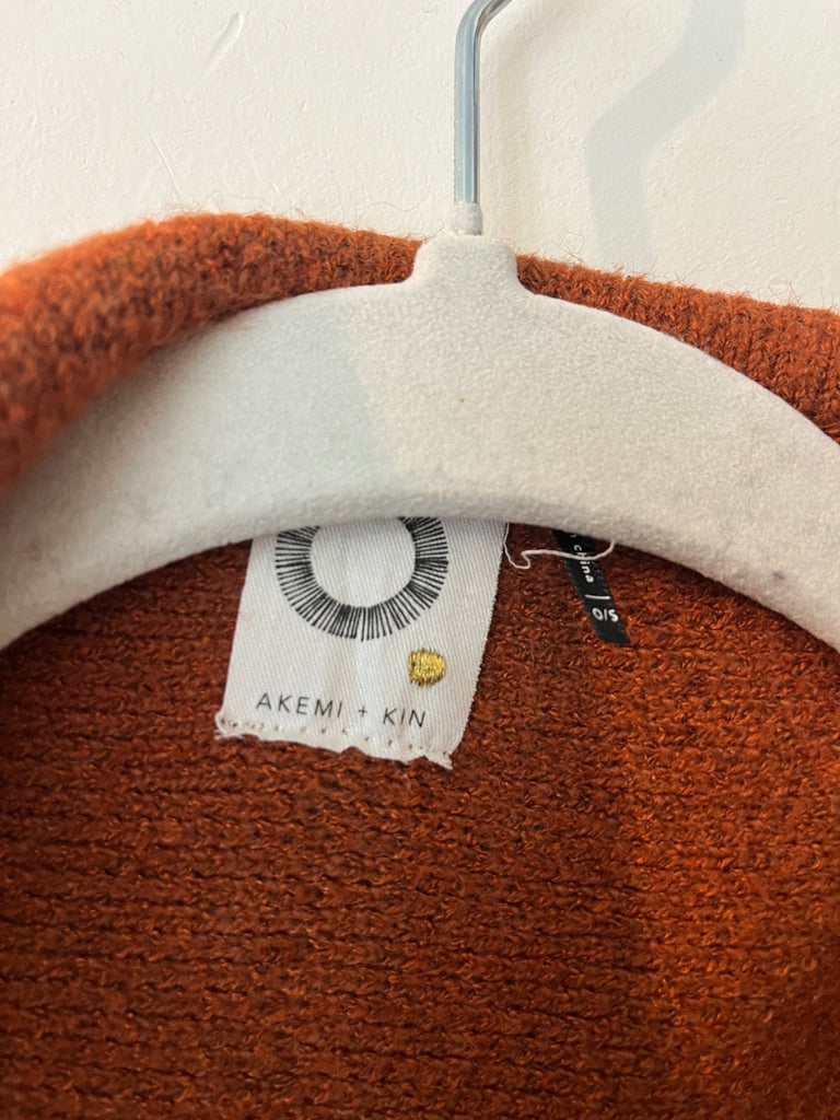 LOOP- Akemi + Kin Rust Sweater, Sz S (#370)