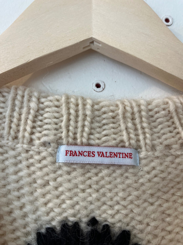 LOOP - Frances Valentine Cream Poncho, (#425)