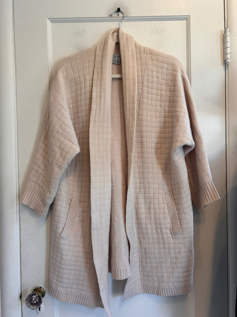 LOOP- Jigsaw Wool Sweater Coat, Sz. XS (#118)