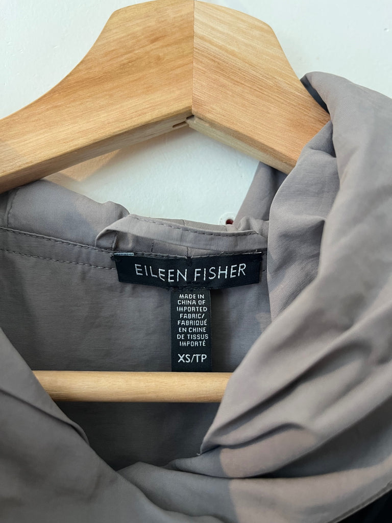 LOOP - Eileen Fisher Hooded Rain Jacket, Sz Xs (#35)