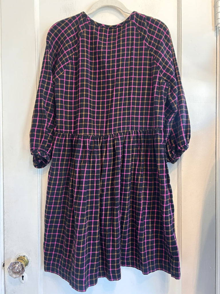 LOOP- Madewell Grid Dress, Sz. 0 (#118)