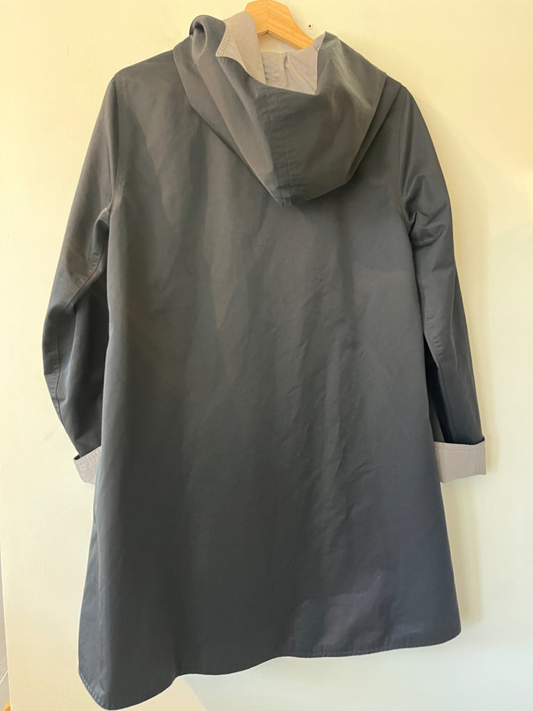 LOOP - Eileen Fisher Hooded Rain Jacket, Sz Xs (#35)