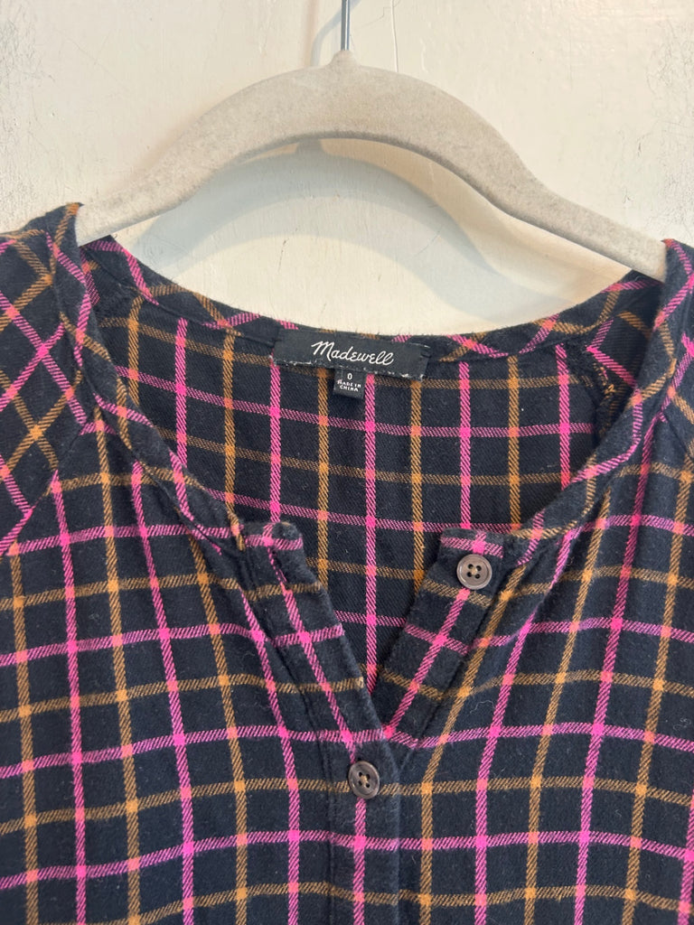 LOOP- Madewell Grid Dress, Sz. 0 (#118)