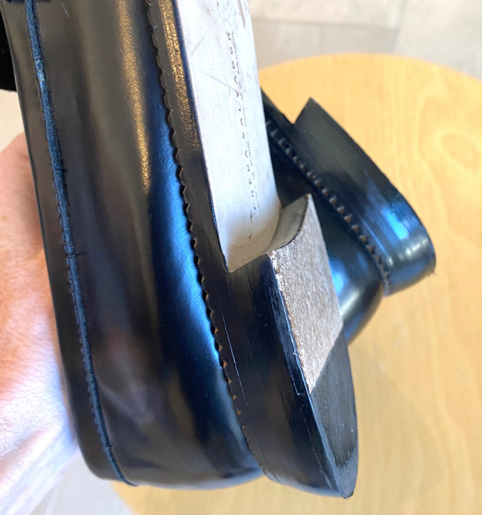 LOOP - Freda Salvador Elba Penny Loafer Black, Sz 9 (#326)