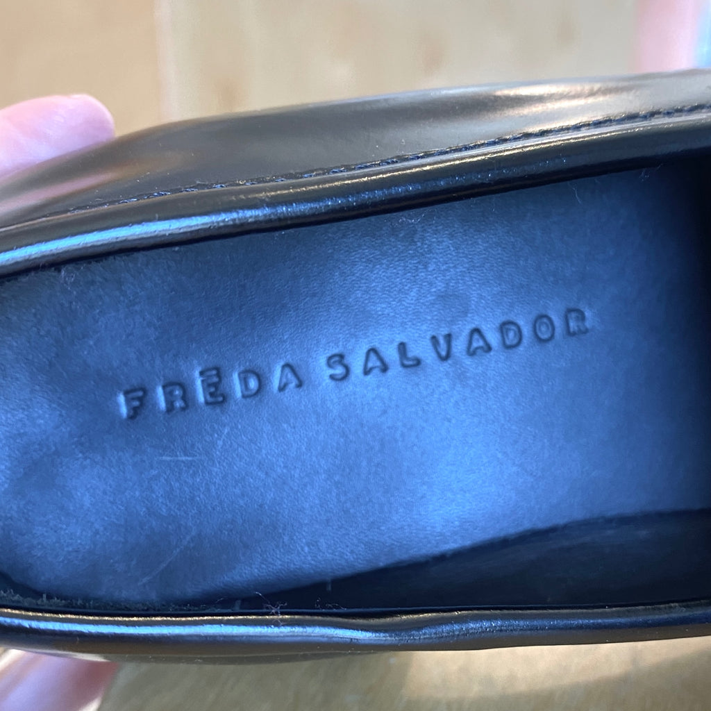 LOOP - Freda Salvador Elba Penny Loafer Black, Sz 9 (#326)