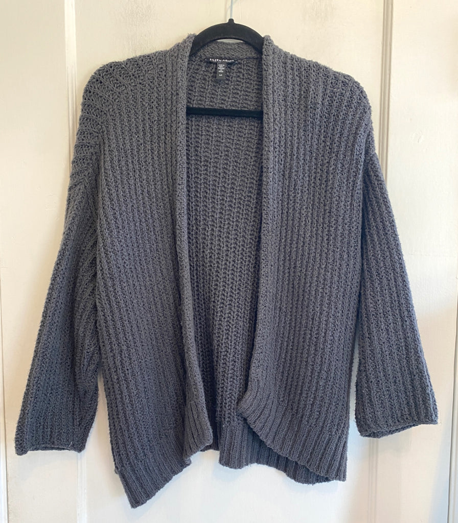 LOOP - Eileen Fisher Open Cardigan, Sz S (#51)