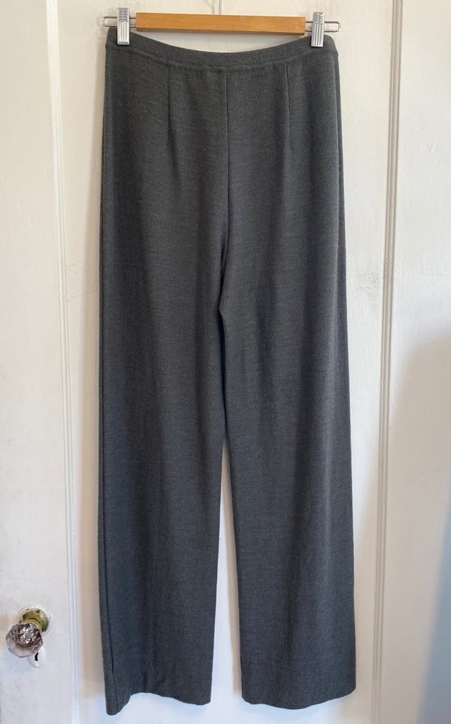 LOOP - Eileen Fisher Elastic Waist Wool Pants, Sz XS(#51)