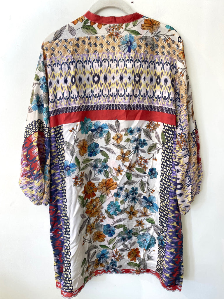 LOOP - Johnny Was Silk Tunic, Sz XS (#338)