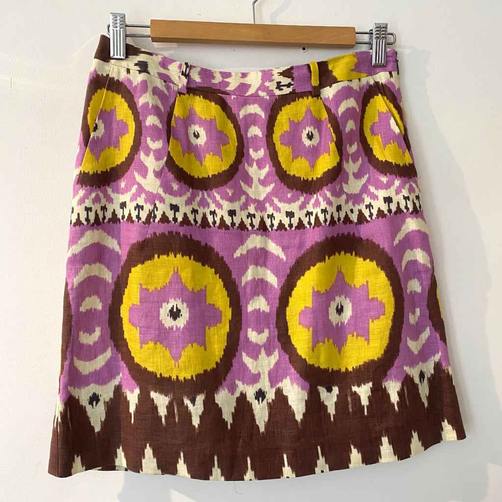 LOOP - Milly Linen Skirt, Sz 4 (#451)