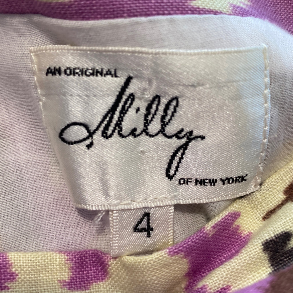 LOOP - Milly Linen Skirt, Sz 4 (#451)