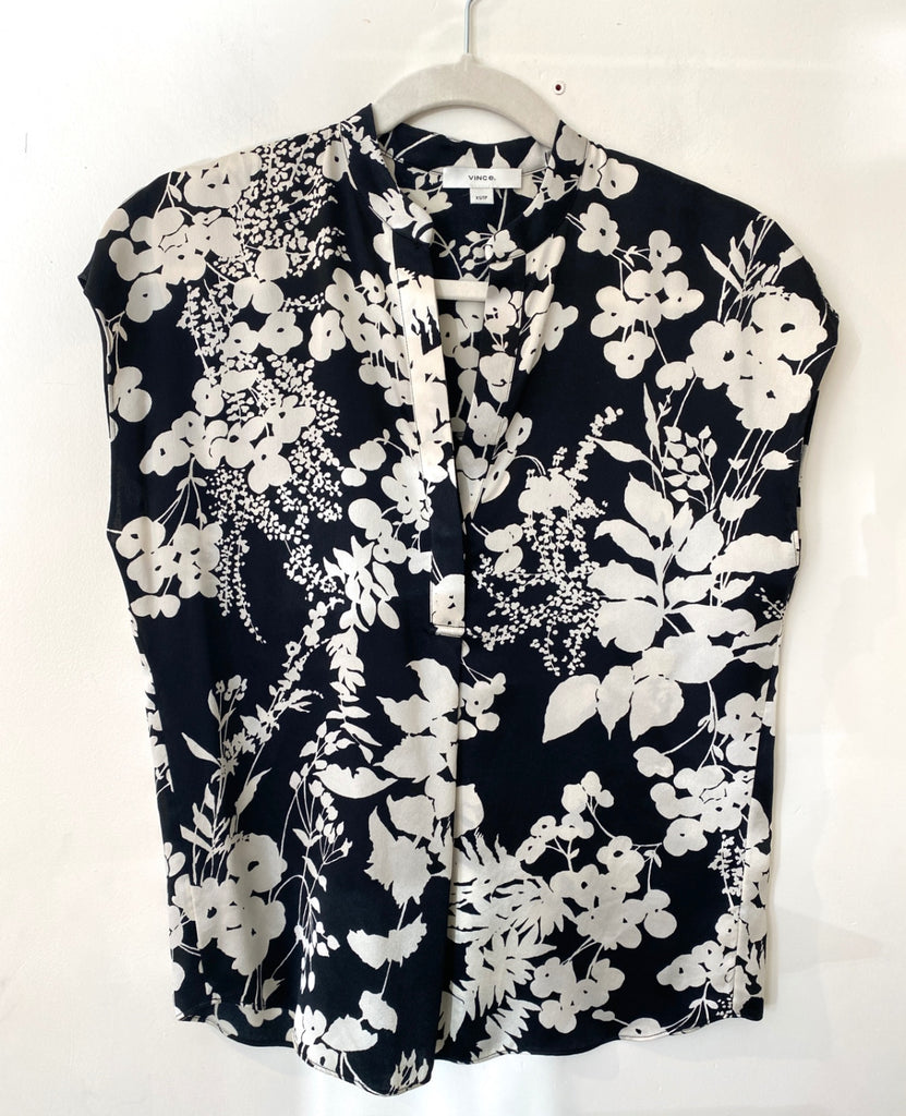 LOOP - Vince Silk Blouse, Sz XS (#338)