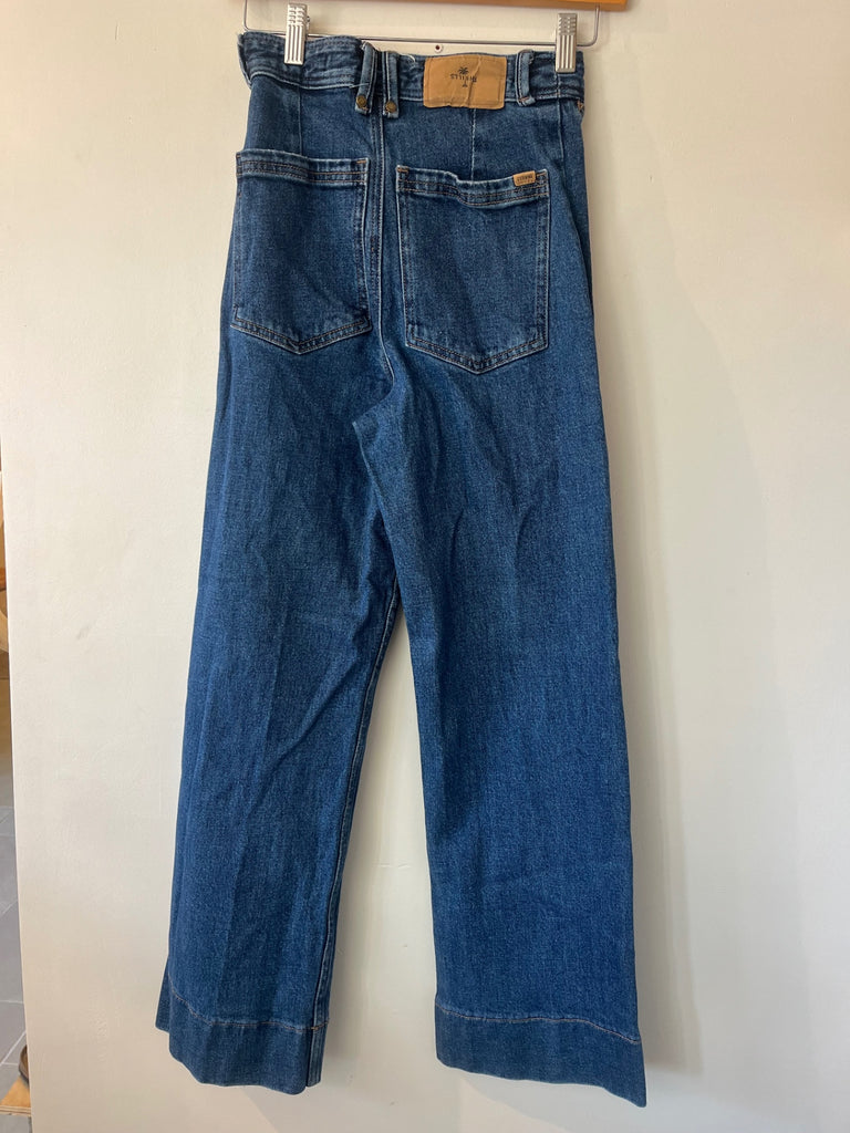 LOOP - THRILLS Belle Cropped Jeans, Sz 2 (#423)