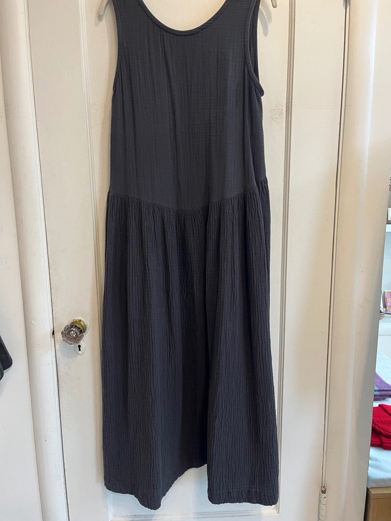 LOOP - Textured Cotton Gauze Maxi Dress, Sz S (#423)
