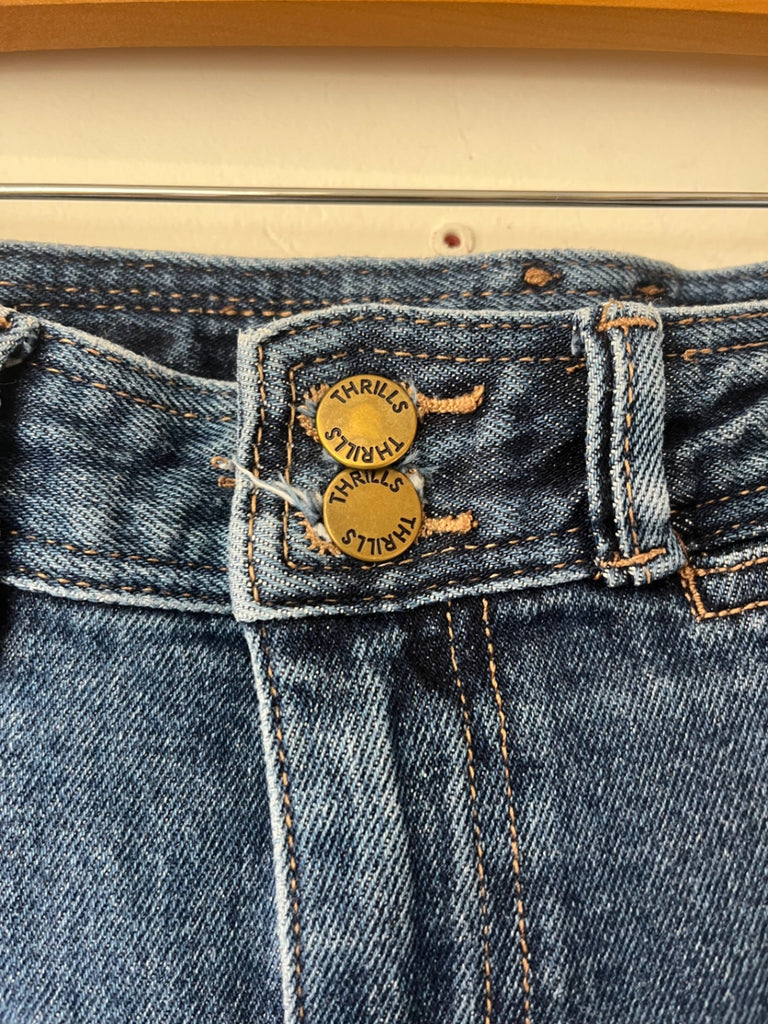 LOOP - THRILLS Belle Cropped Jeans, Sz 2 (#423)