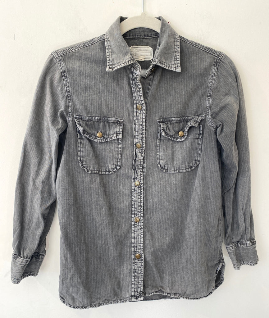 LOOP - Current Elliott Button-Up Shirt, Sz 0 (#116)