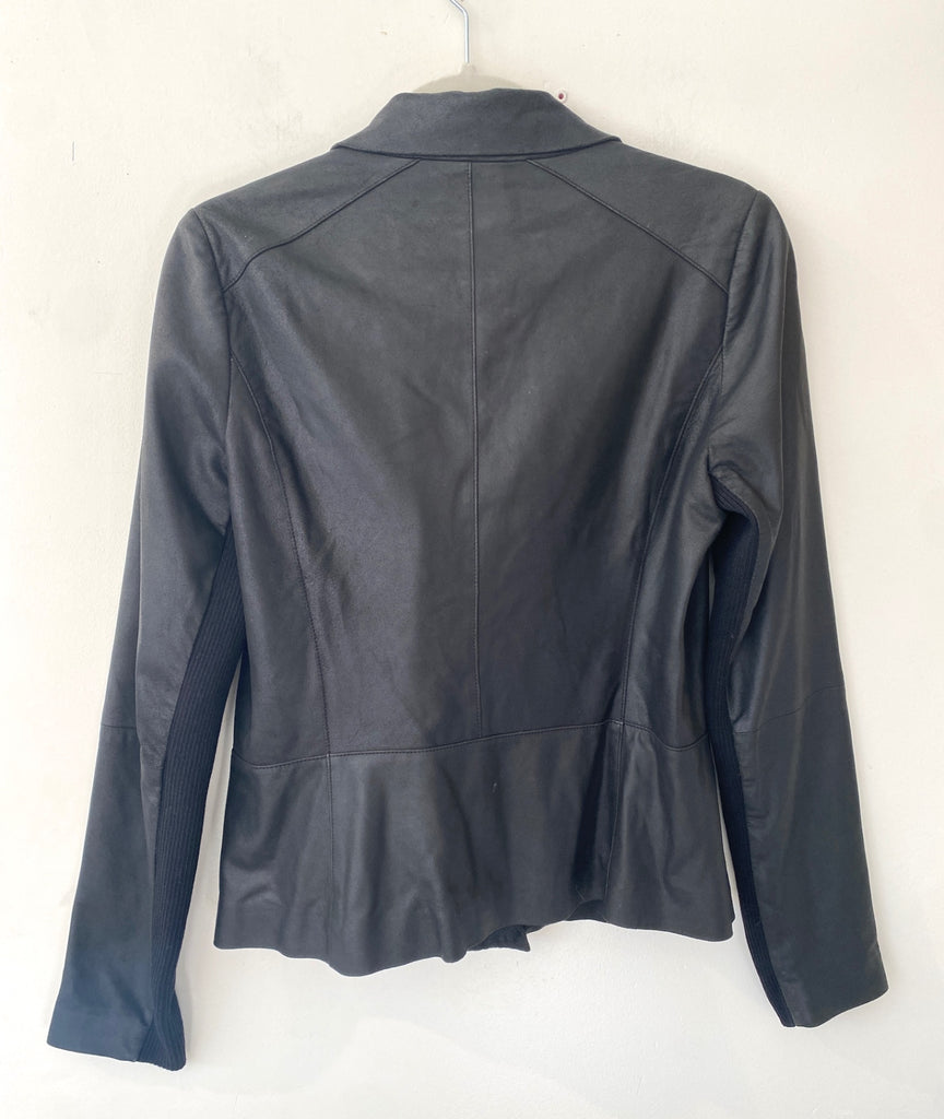 LOOP - Vince Leather Jacket, Sz M (#116)