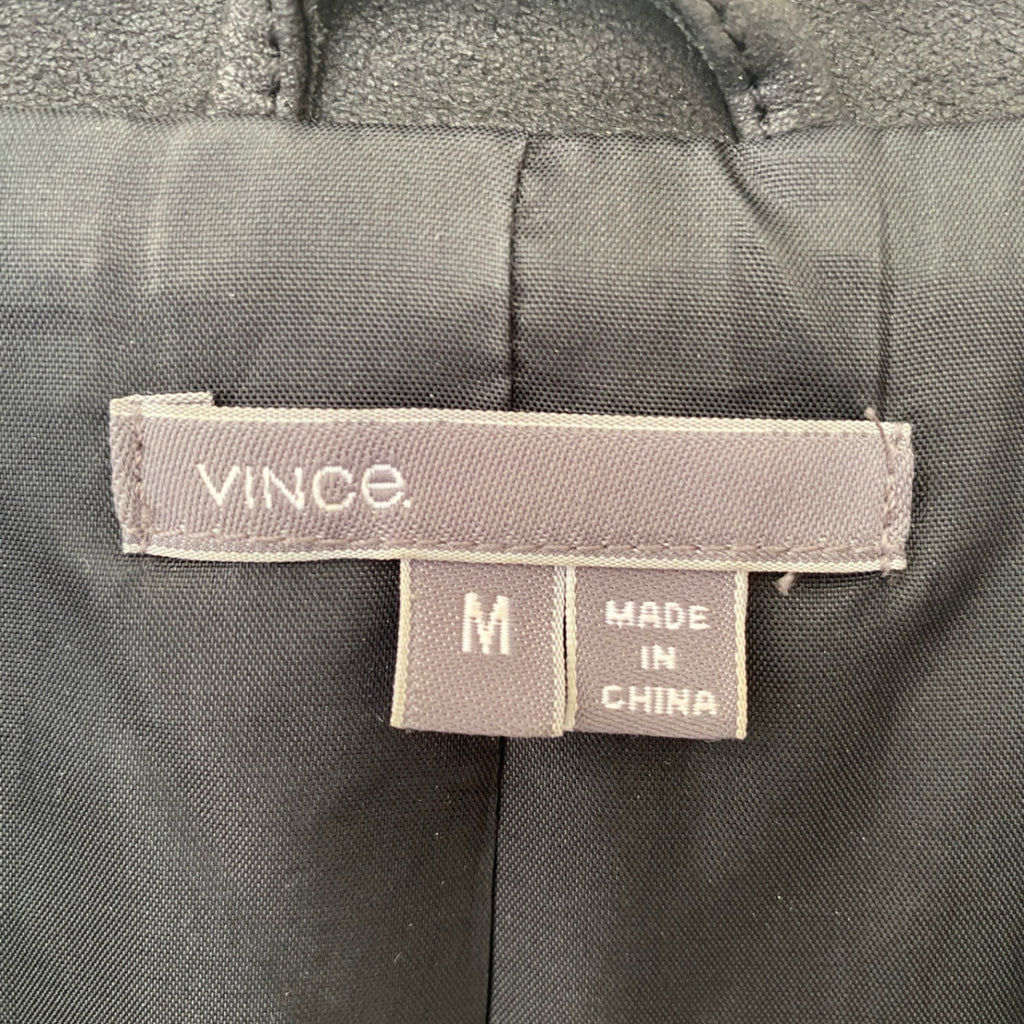 LOOP - Vince Leather Jacket, Sz M (#116)