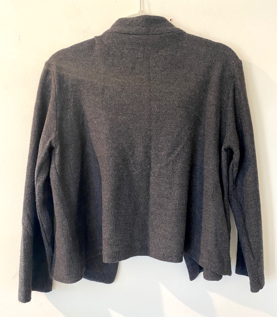 LOOP - Eileen Fisher Wool Open Front Jacket, Sz S (#51)