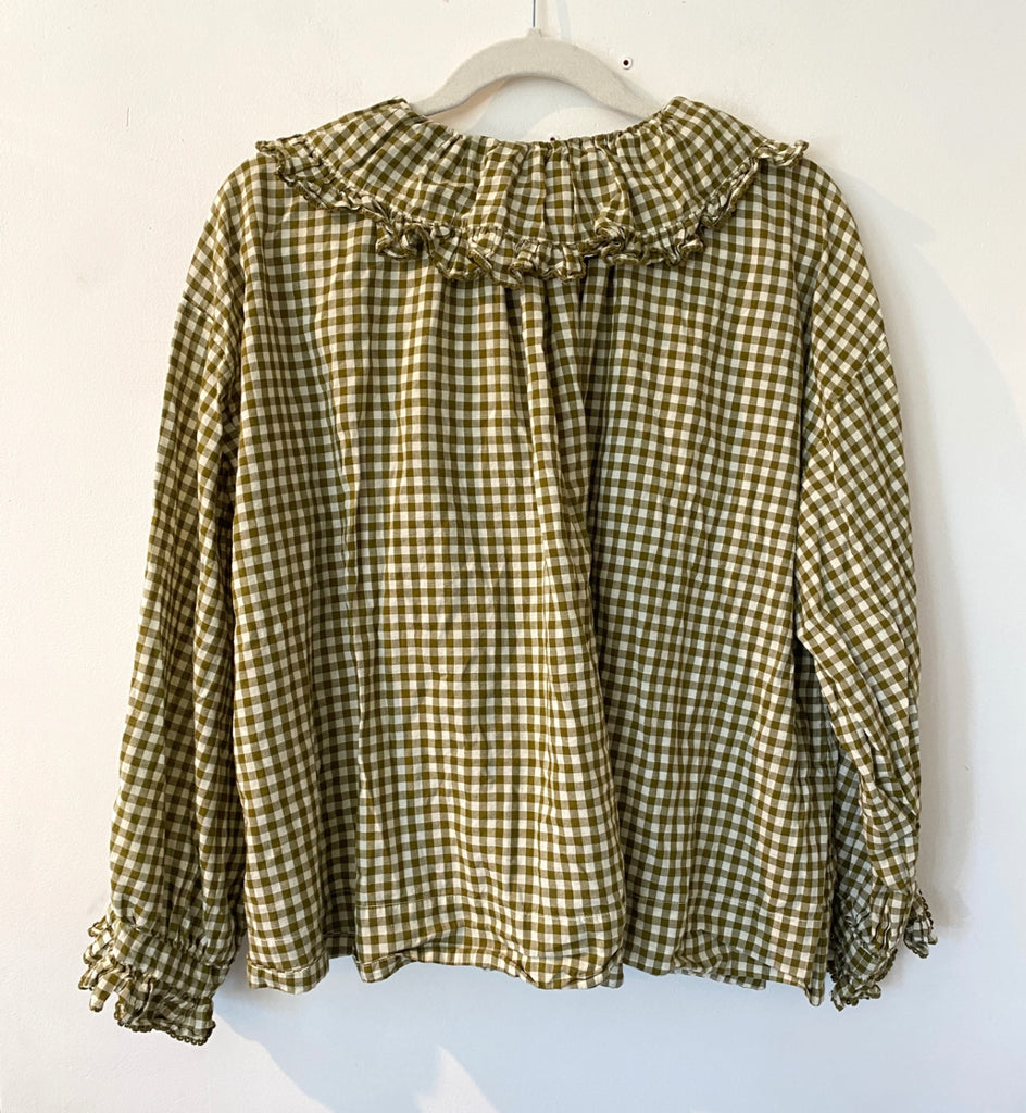 LOOP - Doen Seychelles Gingham Blouse, Sz M (#466)