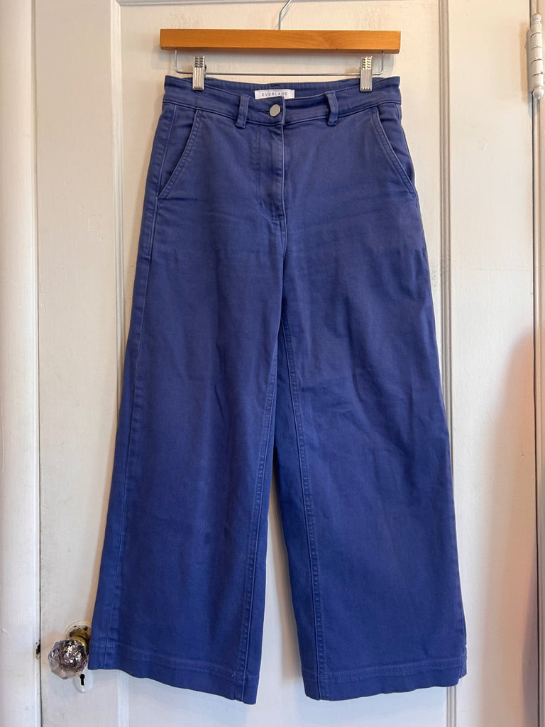 LOOP - Everlane Blue Wide Leg Pants, Sz. 0 (#137)
