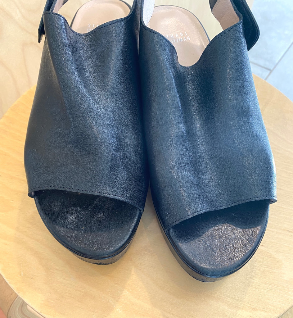 LOOP - Stuart Weitzman Wedge Sandals, Sz 9.5 (#419)