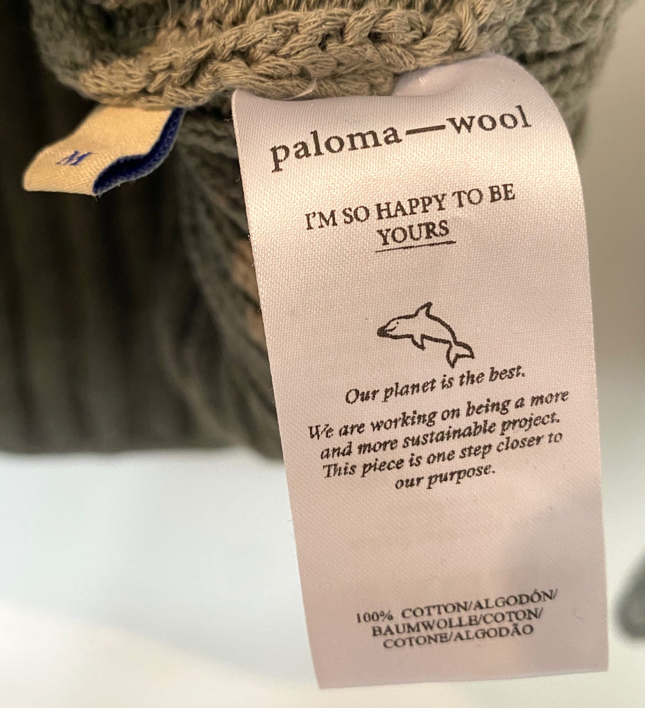 LOOP - Paloma Wool Cotton Ribbed Sweater, Sz M (#152)