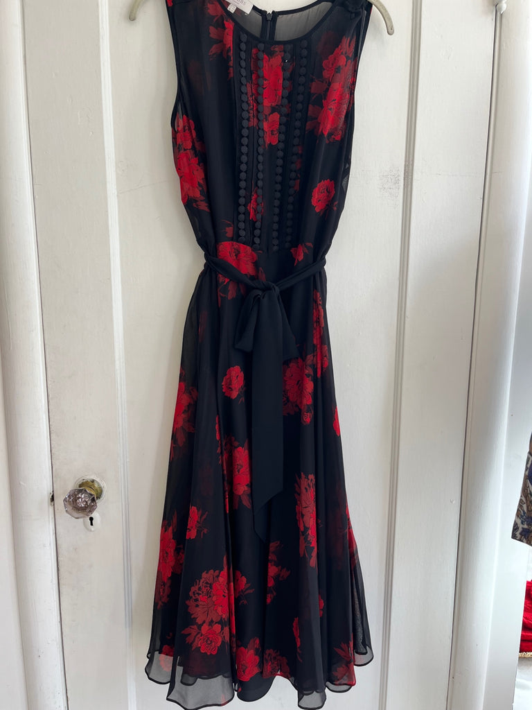 LOOP - Hobbs London Floral Dress, Sz 10 (#419)